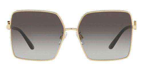 D&G Dolce and  Gabbana Square Gold Frame Sunglasses