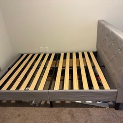 Zinus Upholstered Platform Bed Frame Full