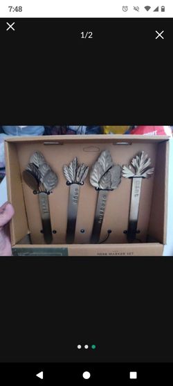New Herb Marker Set $6