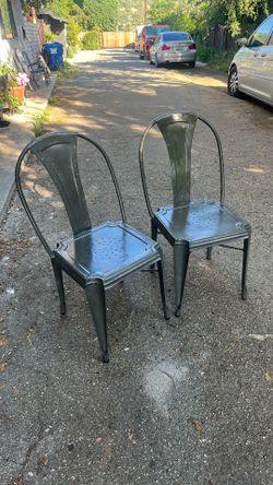 Crate & Barrel Lyle Metal Chair