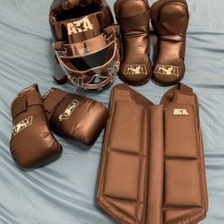 Kids Taekwondo Sparring Gear, Weapons & Bag