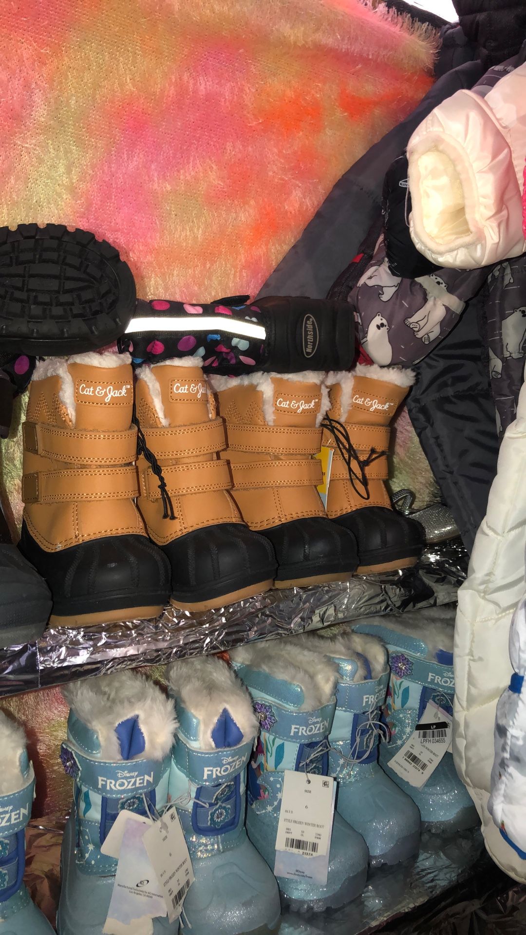 Snow Boots Size 5C Little Kids