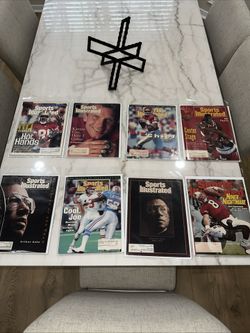 Sports Illustrated Magazine Lot Of 8