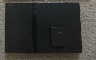 PS2 Slim w/wires and A/V cables