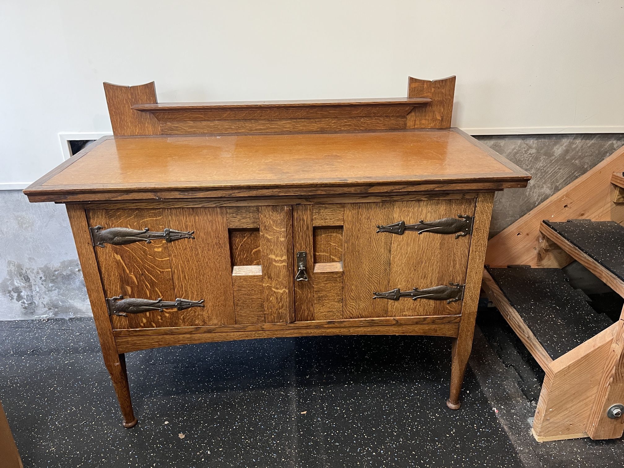 Arts and Crafts Rift Cut Oak Sideboard - 48" wide x 22" deep