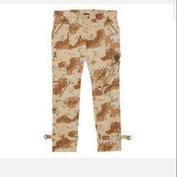 Vlone desert camo bondage pants 'sand' authentic. USA Male Size large Brand new