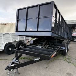 2025 Carson Trailer Dump Trailer 7’ X 14’ 12K GVWR 