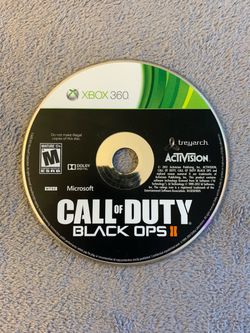 Call Of Duty Black Ops II Xbox 360 Video Game COD Black Ops 2 Infinity Ward 2012