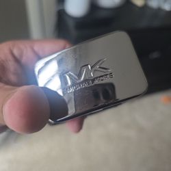 MK Mens Blet Blue Pattern Size 36