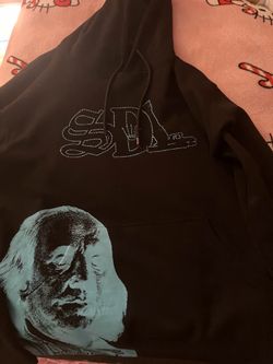 SDL rhinestone hoodie XL