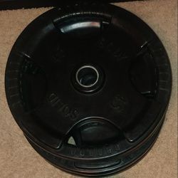 Body-Solid Rubber Grip Olympic Plates - 45 lb Plates