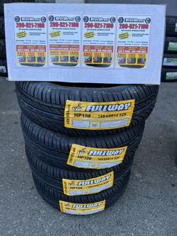 185/60R14 SET OF 4 NEW TIRES WITH INSTALLATION AND BALANCING