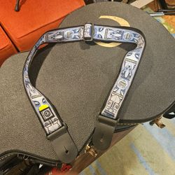 Planet Waves Blue Tiki Guitar Strap