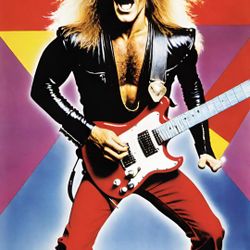 Van Halen David Lee Roth Art Print Poster