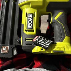Brand new Ryobi Brad nailer