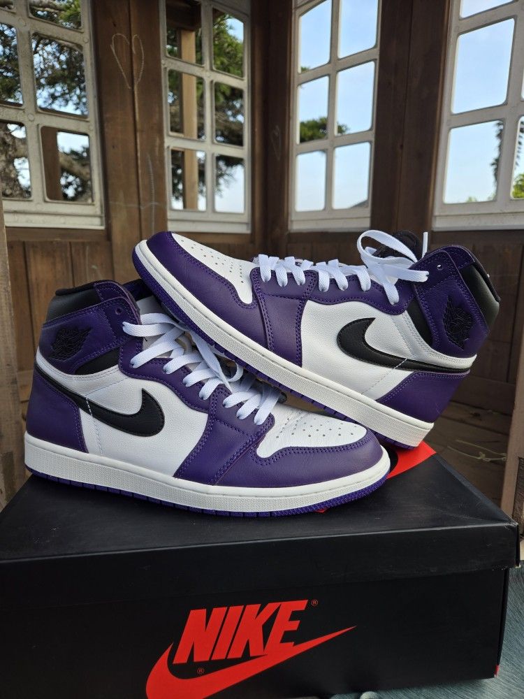 Jordan 1 'Court Purple 