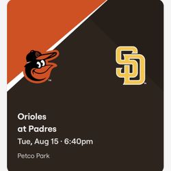 2 Tickets In Lower Level For Tuesday 08/15. Great Seats. 