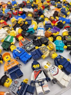 Lego City Minifigures Firefighters Police Construction Worker Kid Pilot Farmer