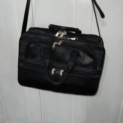 Black Leather Briefcase