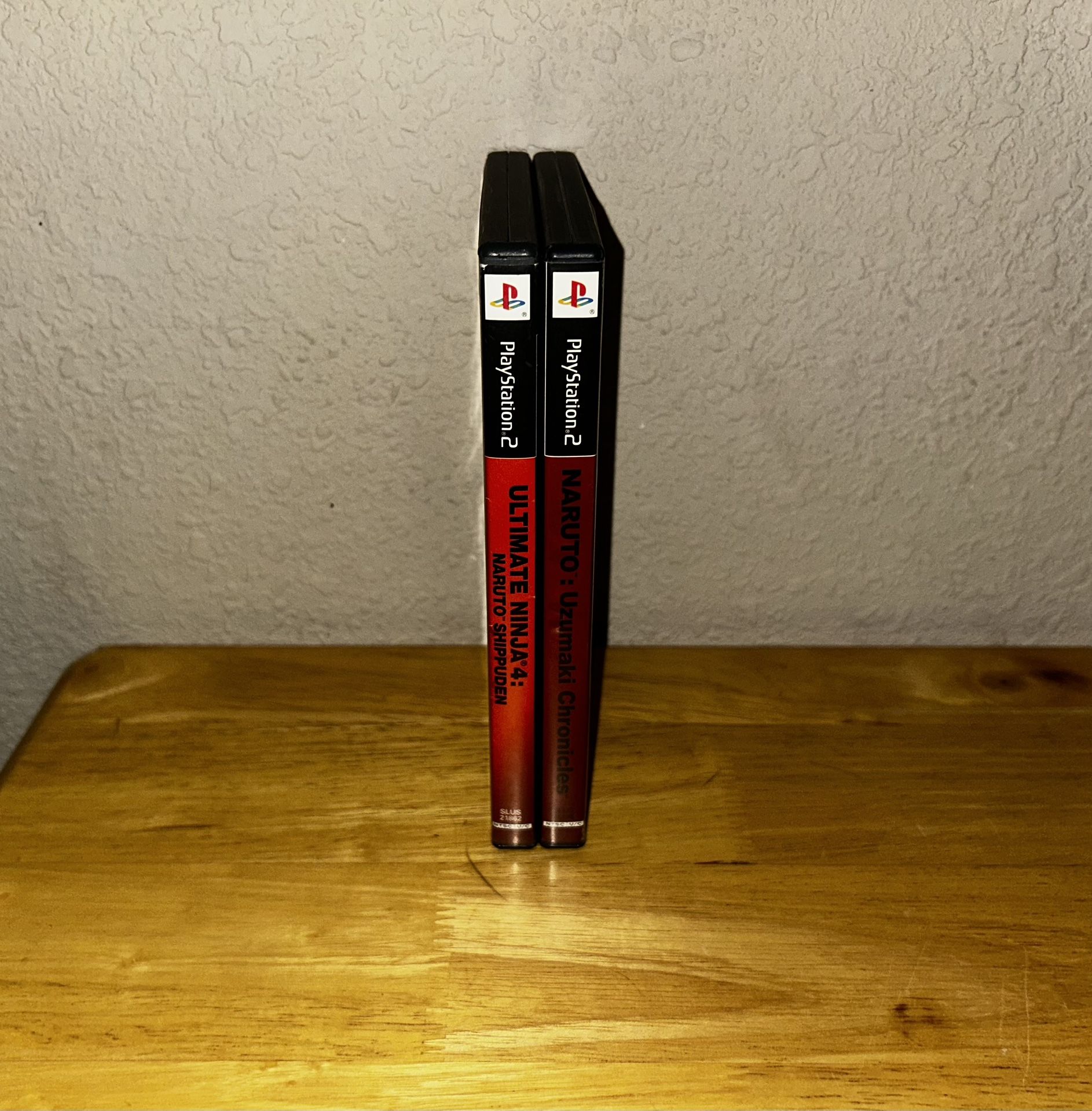 Naruto Pair Of Games For The PlayStation 2 (PS2) Used. 