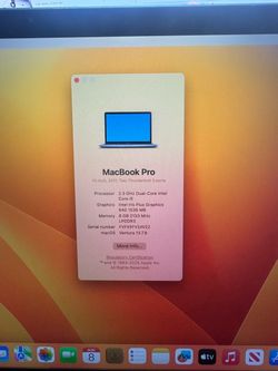 Mac book pro 2017 13 inch