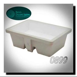Mocoloo Undermount Bathroom Sink 20 x 15 Rectangle Porcelain White Ceramic...