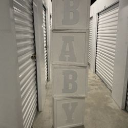 Baby Block Baby Shower Decoration