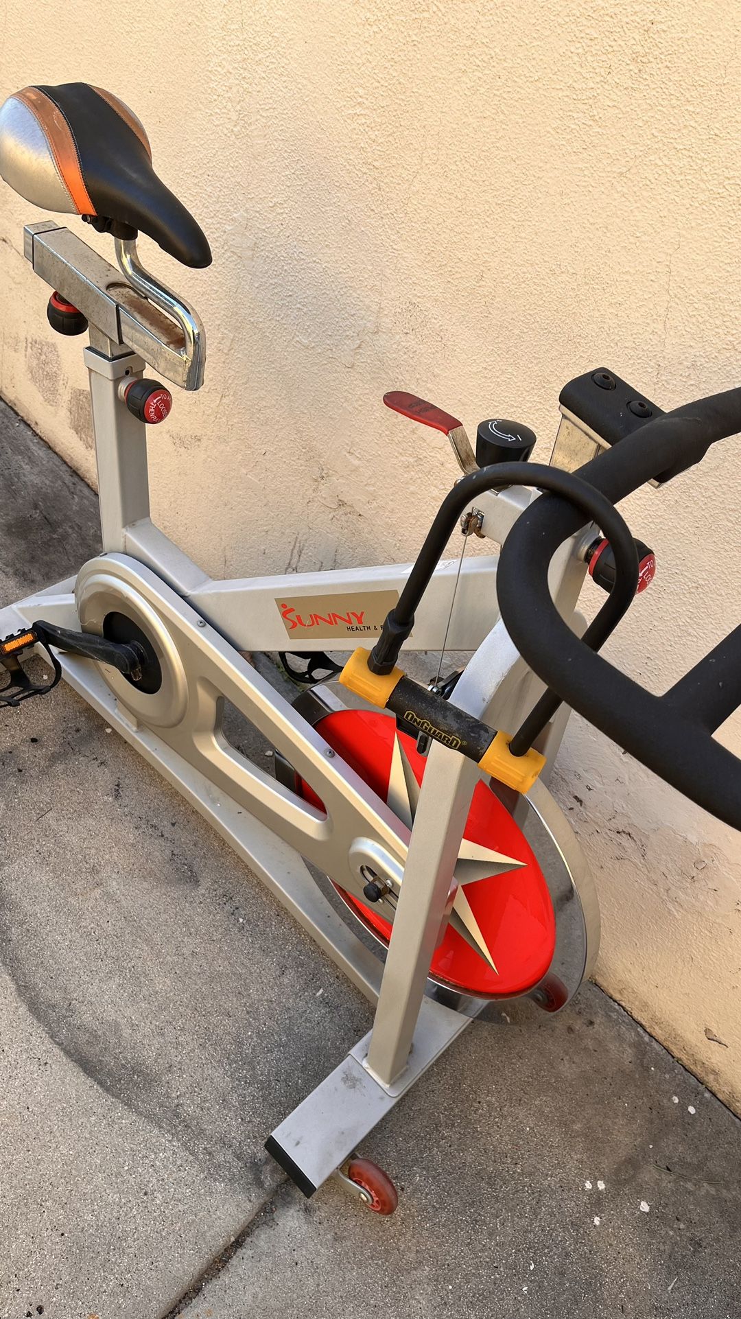 Sunny Health Stationary Bike Bluetooth Sunny Bike Indoor Cycling