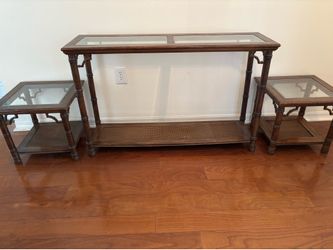 $20  Sofa Table & Matching End Tables