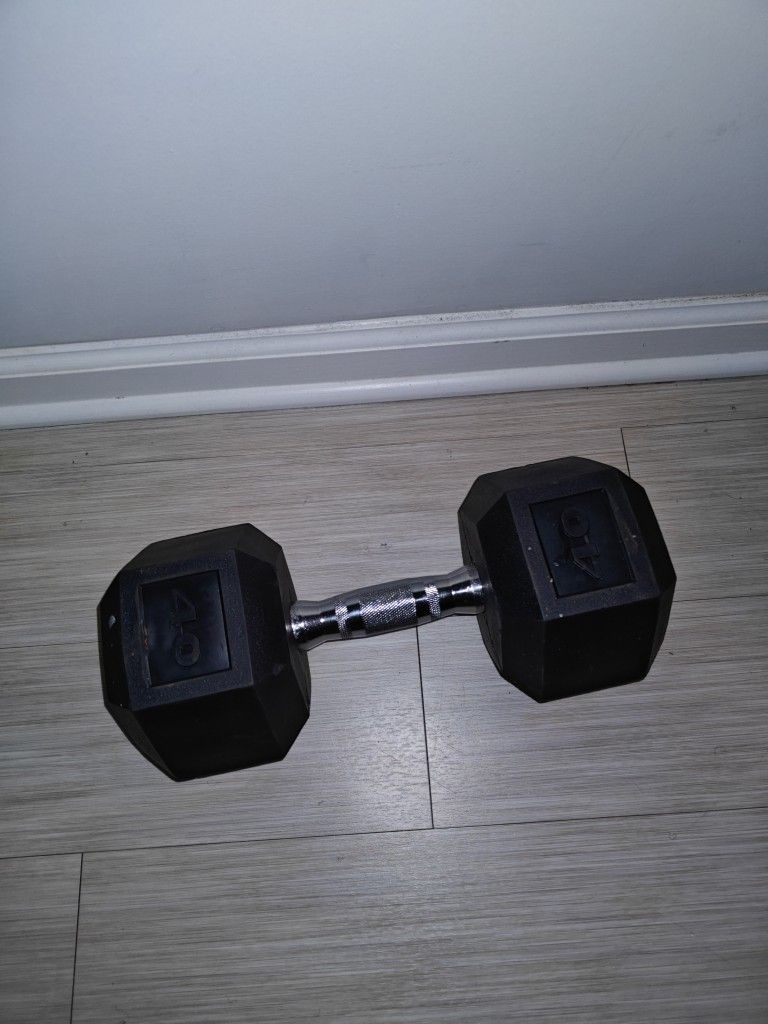 Single 40 LB Dumbbell