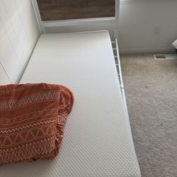 Brand New Twin Bed, New Memory Foam Mattress And Matching Dresser