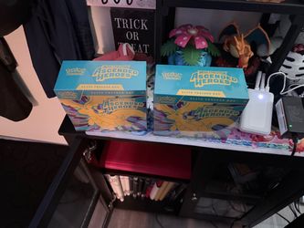 Ascended heroes etb and ex tins pokemon