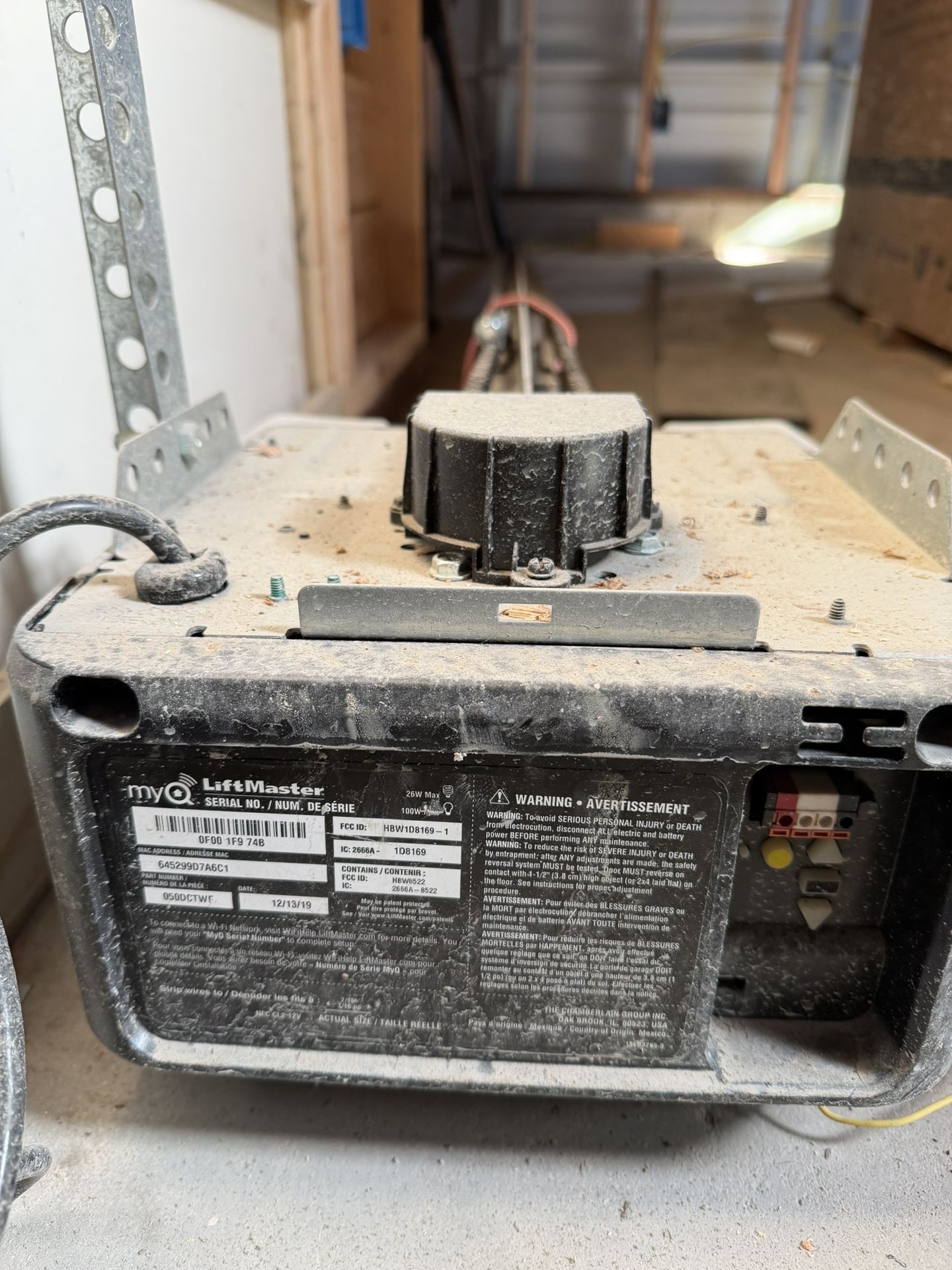 Lift master garage door Motor