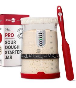 Sourdough Bread Starter Kit- 34 oz Large Capacity - BRAND NEW