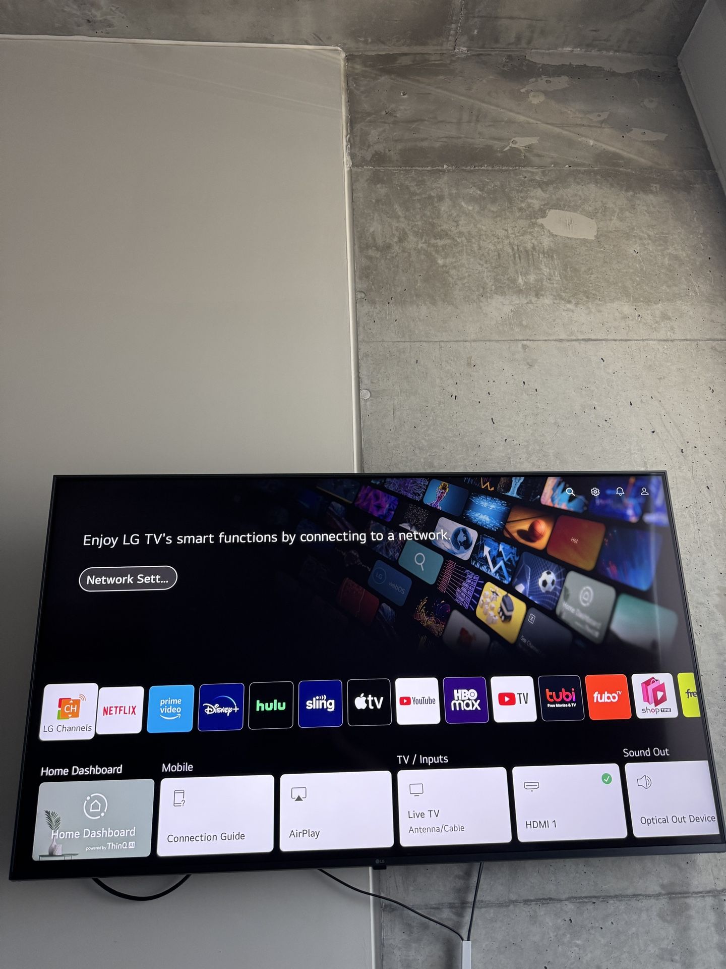 LG 55” Smart TV