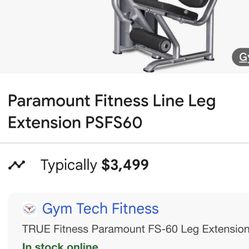 Paramount leg extension 