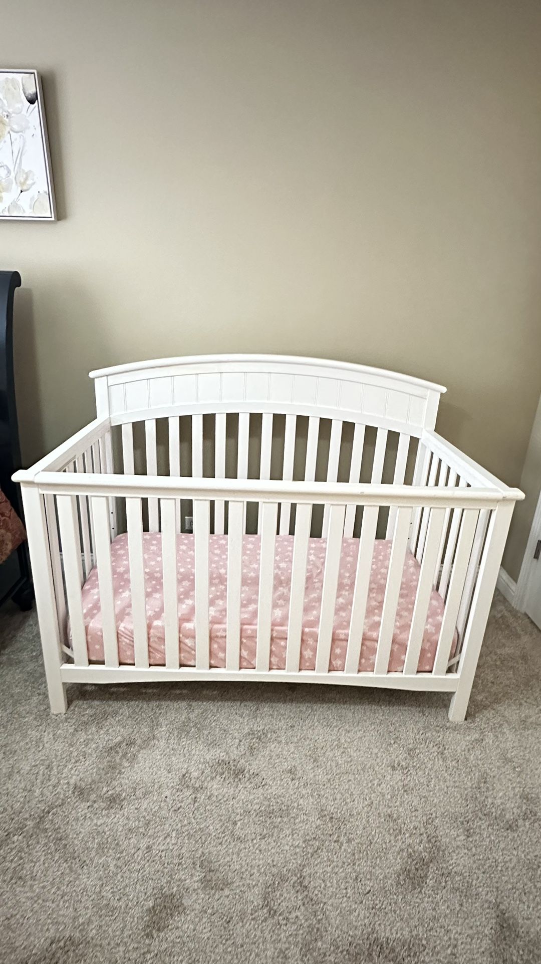 Baby Crib And Mattress Included.