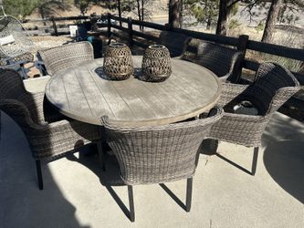 Outside Wicker Patio Table