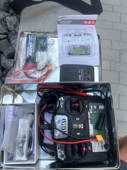 Model Airplane Full RC transmitter kit including FlySky FS-i6X transmitter, FS-iA10B receiver, Admiral 4S 2200mAh LiPo battery, SkyRC e430 balance cha
