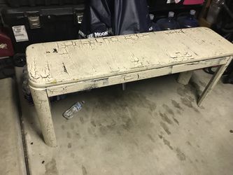 Chippy shabby chic table