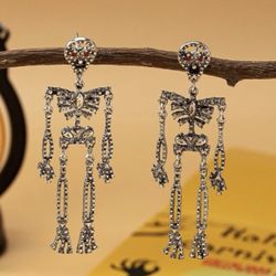 skeleton earrings 