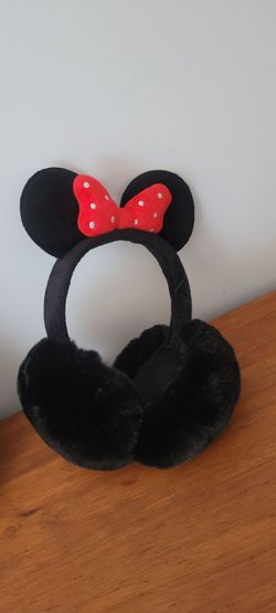 Minie mouse ear muffs / new