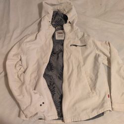 Levi's canvas field jacket with floral inside lining