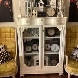 REDUCED…….Lexington Betsy Cameron Storybook Collection Armoire ( retired in 1999) beautiful 41.5 wide—18 deep—55 tall 1 drawer / 2 shelves  ( HEAVY MU