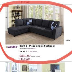 Brand New In The Box Sectional Sofa On Sale