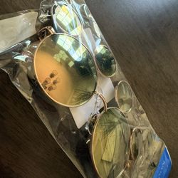 Disney Tokyo Mickey Sunglasses Yellow Brown