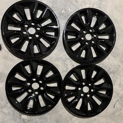  Black 20" Wheel Skins Hub Caps Rim Covers for Chevrolet 2023 Silverado  X 4 - NEVER USED