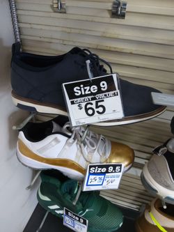 Navy Blue Lace-Up Dress Shoe Size 9