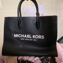 Black Michael Kors Purse (missing Over shoulder Strap)