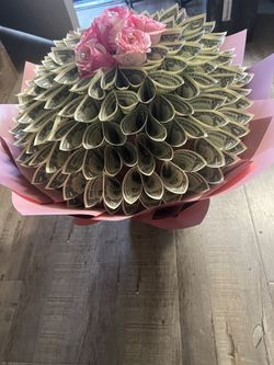100$ Bouquet Pink Rose